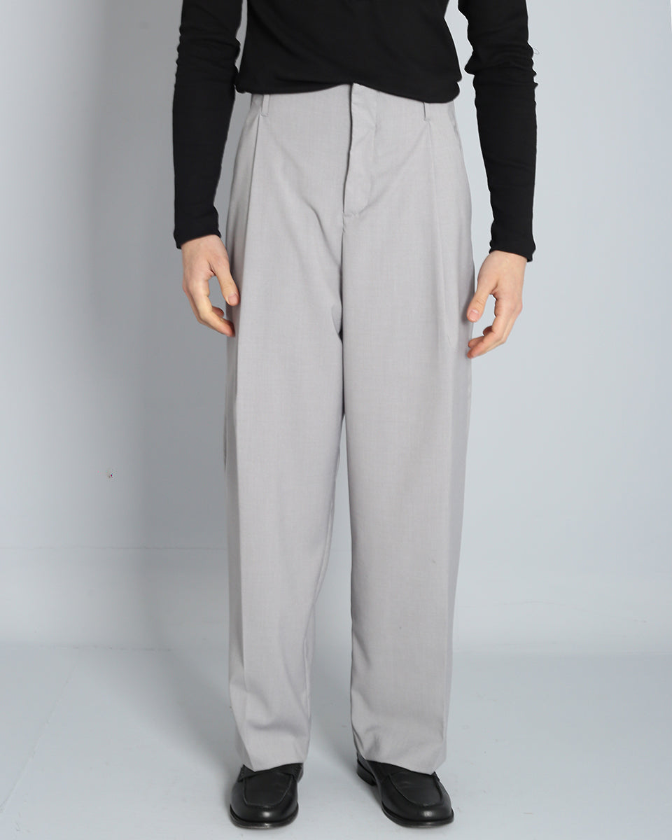 Pantalone Relaxed Fit Vita Alta