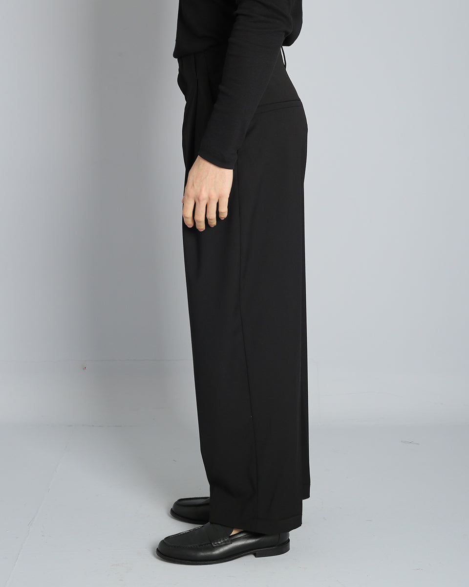 Pantalone Relaxed Fit Vita Alta