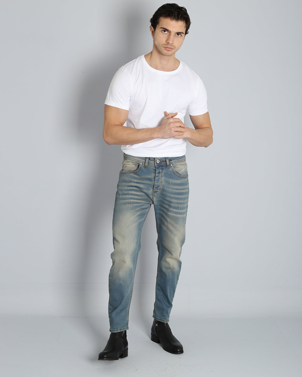 Denim Regular Fit Sabbiato