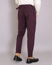 Msm Studio Structured Pants with Buckle 