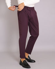 Msm Studio Structured Pants with Buckle 