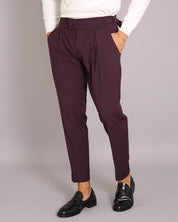 Msm Studio Structured Pants with Buckle 