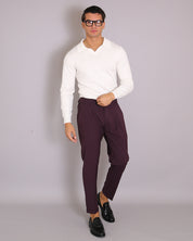 Msm Studio Structured Pants with Buckle 