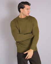 Msm Studio Crew Neck Sweater in Shaved Wool