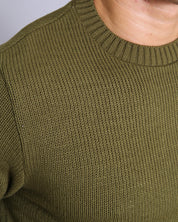 Msm Studio Crew Neck Sweater in Shaved Wool