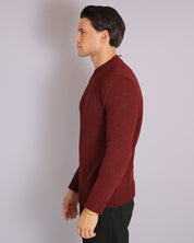 Msm Studio Crew Neck Sweater in Shaved Wool