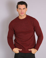 Msm Studio Crew Neck Sweater in Shaved Wool