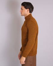 Msm Studio Half-Neck Sweater in Shaved Wool