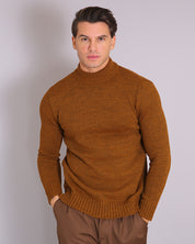 Msm Studio Half-Neck Sweater in Shaved Wool