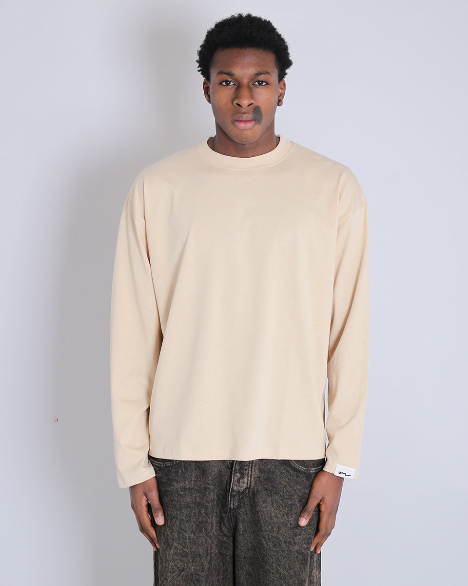 Basic Cropped Long Sleeve T-shirt