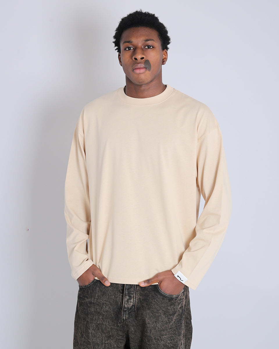 Basic Cropped Long Sleeve T-shirt