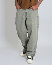 Denim Baggy fit Marmorizzato Sporcato