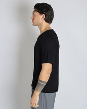 Msm Studio Viscose Boat Neck T-Shirt