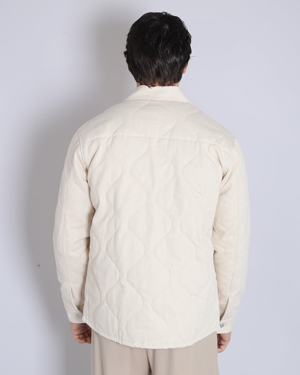 Jacket with flamed structure