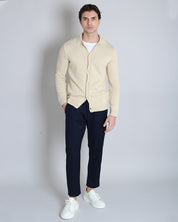 Slim Fit Cardigan in Thread