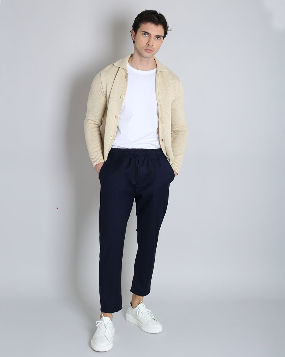 Slim Fit Cardigan in Thread