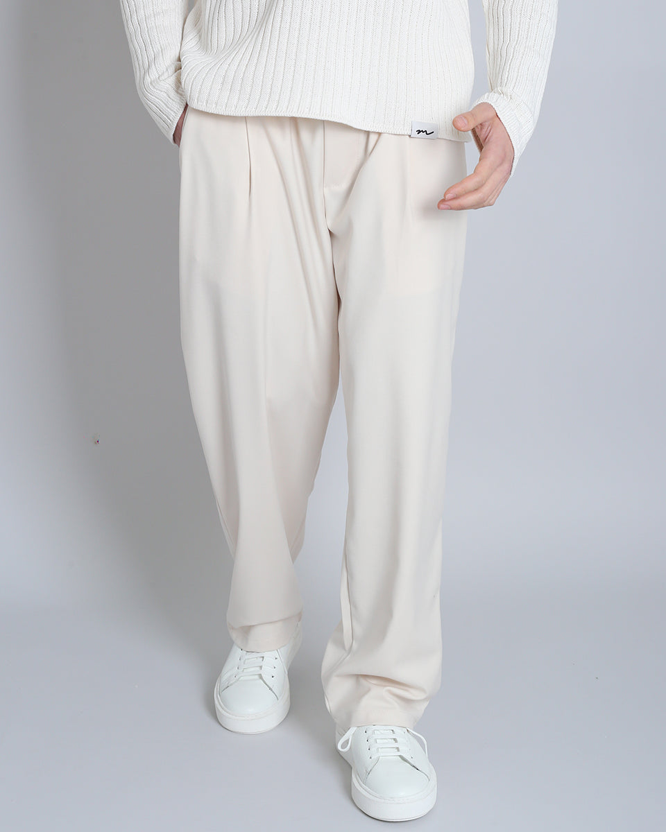 Msm Studio Wide Leg Jogger Pants 