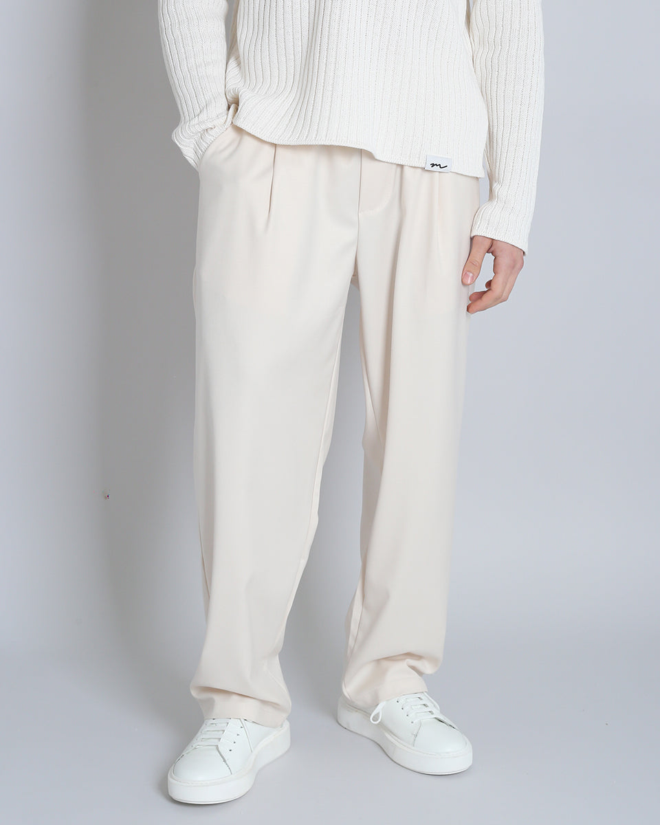 Msm Studio Wide Leg Jogger Pants 