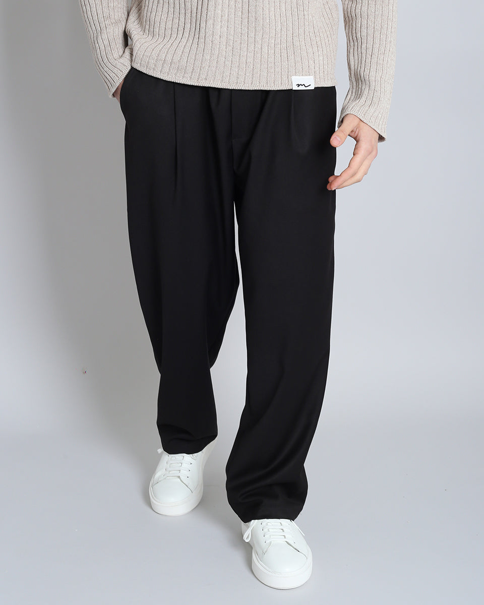 Msm Studio Wide Leg Jogger Pants 