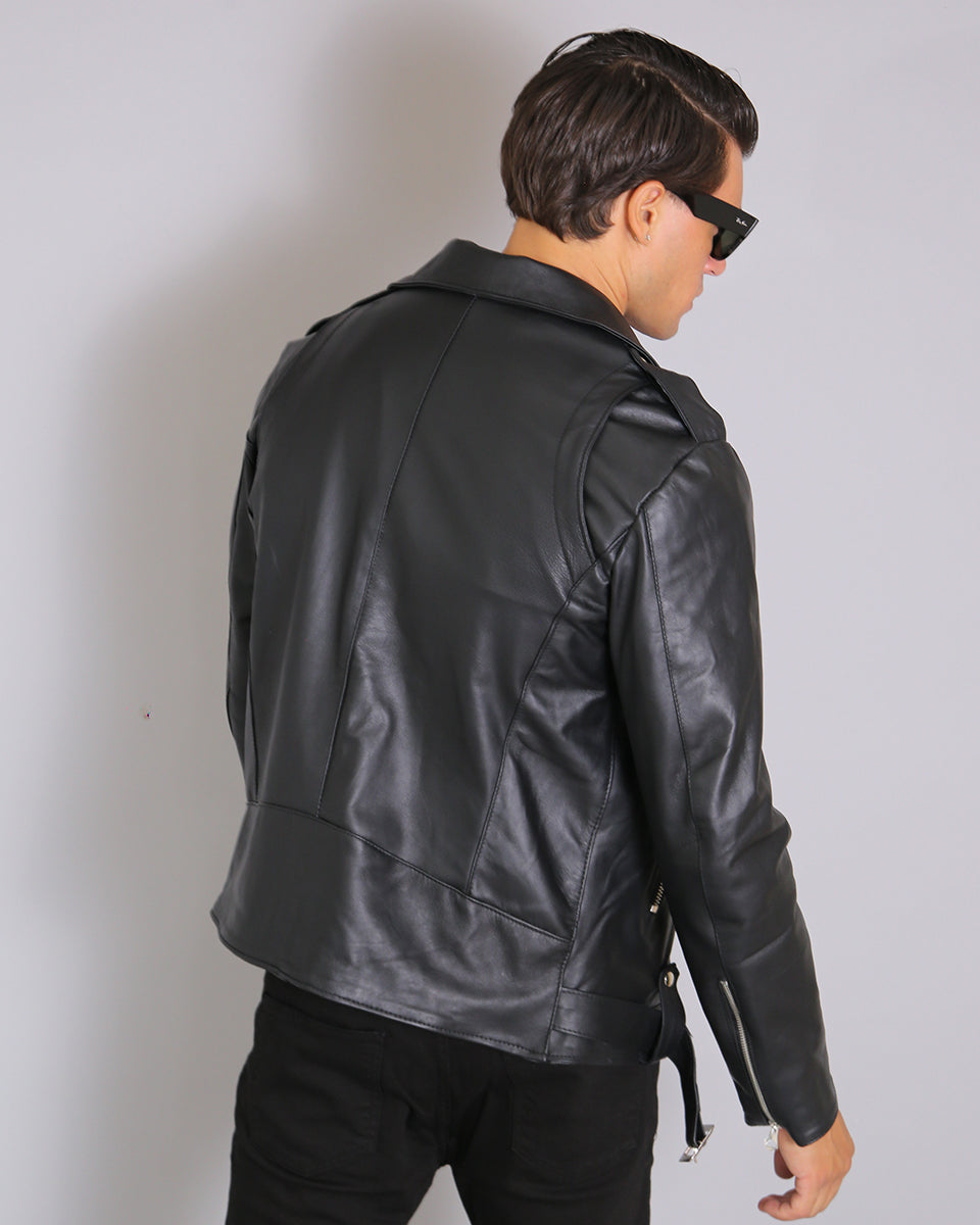 Msm Basic Leather Jacket