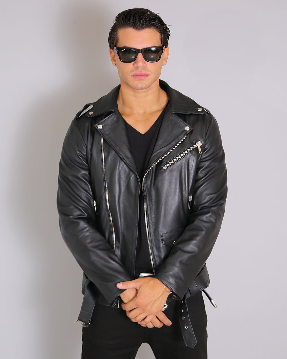 Msm Basic Leather Jacket