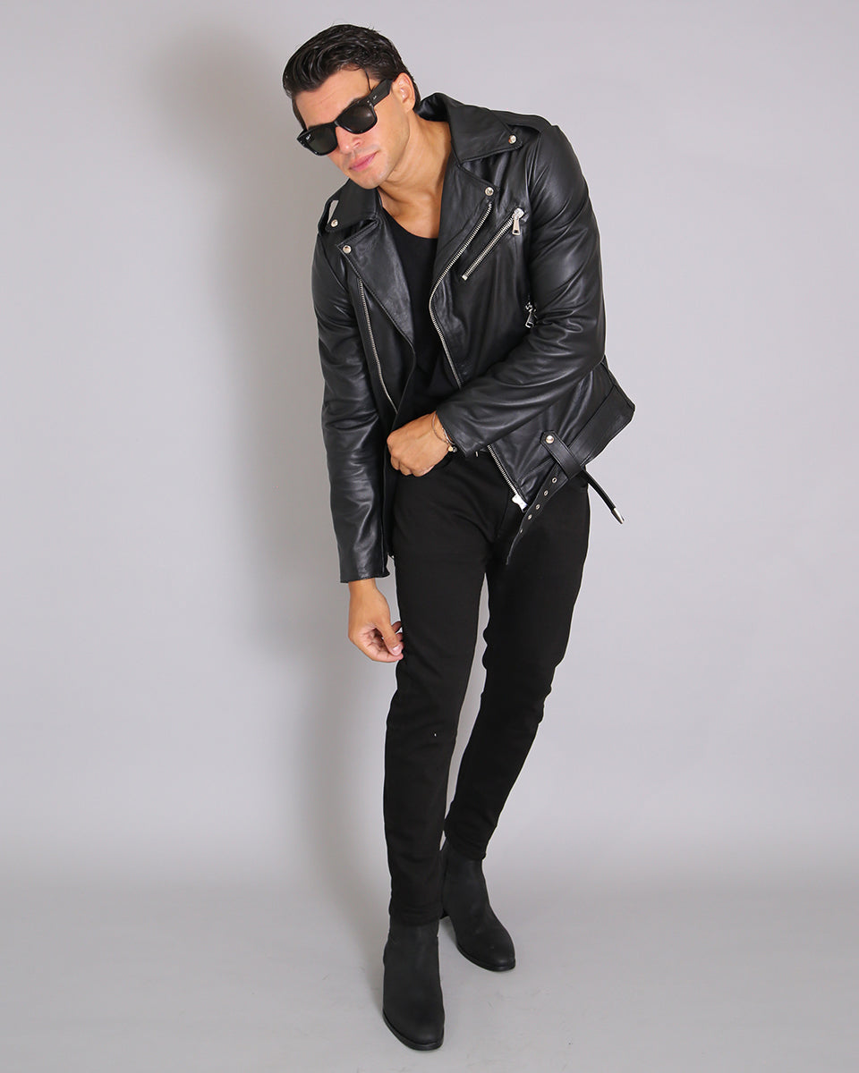 Msm Basic Leather Jacket