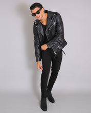 Msm Basic Leather Jacket