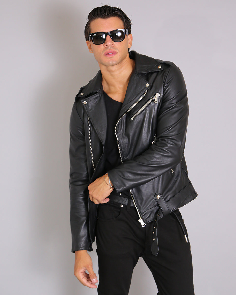 Msm Basic Leather Jacket