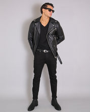 Msm Basic Leather Jacket