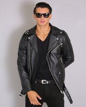 Msm Basic Leather Jacket