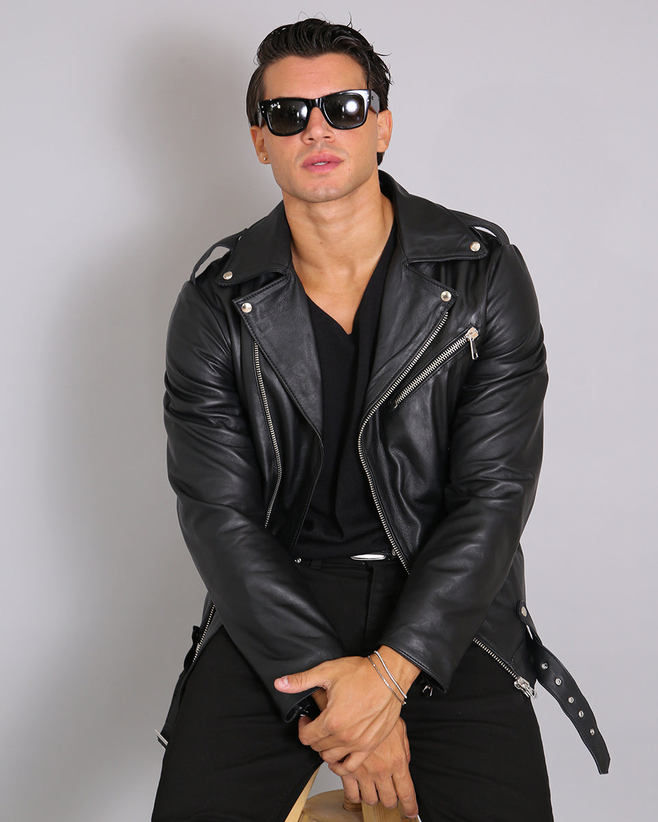 Msm Basic Leather Jacket