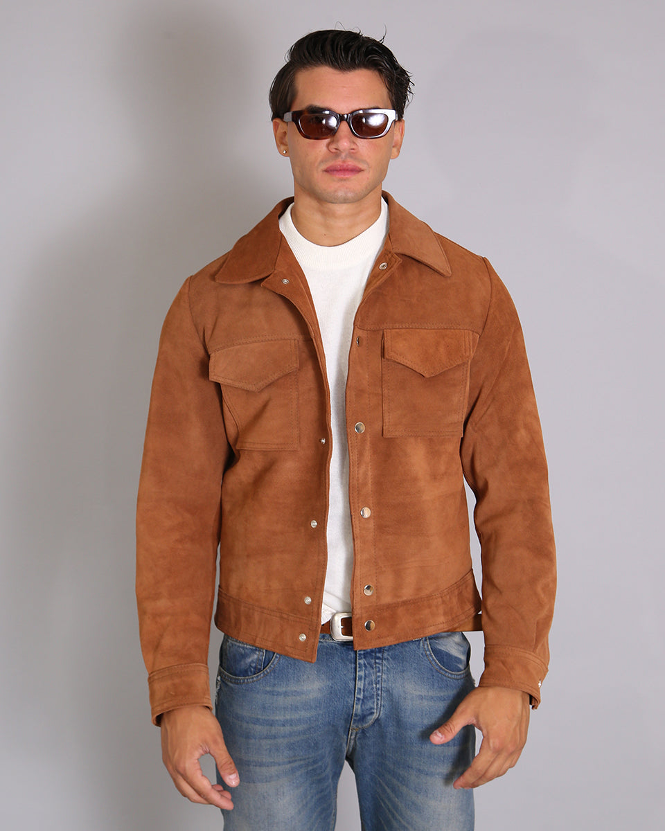 Msm Studio Suede Jacket with Pockets