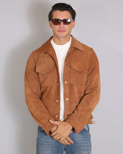 Msm Studio Suede Jacket with Pockets