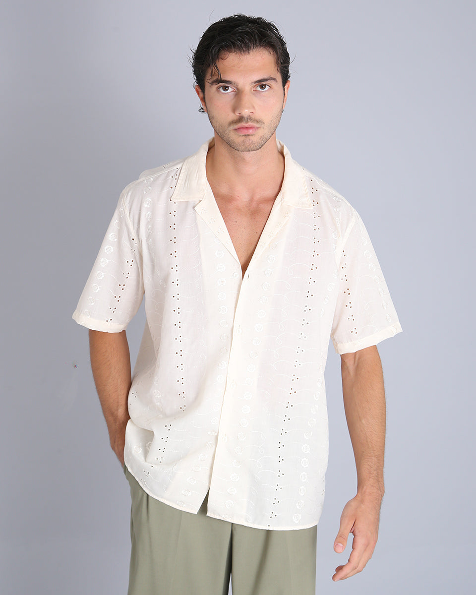 Msm Studio San Gallo Lace Shirt 