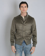 Bomber jacket with collar