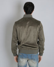 Bomber jacket with collar