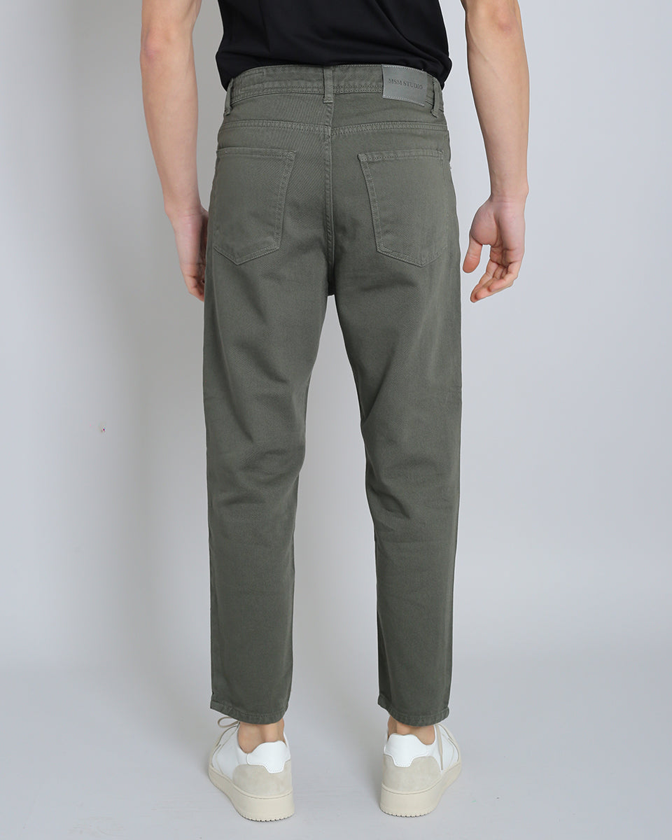 Msm Studio Denim Cropped Green 