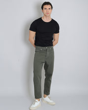 Msm Studio Denim Cropped Green 