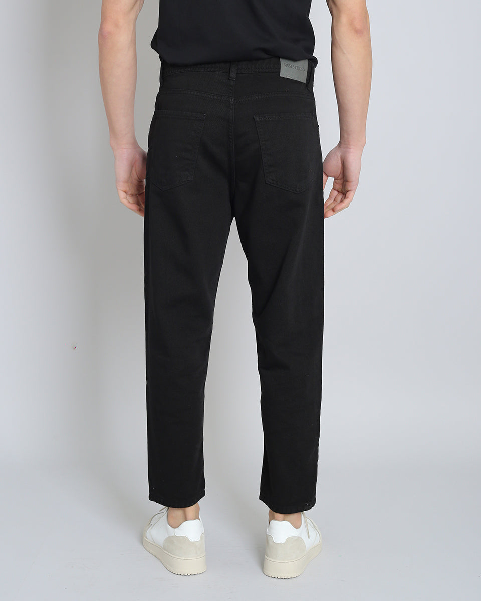 Msm Studio Cropped Denim Black 