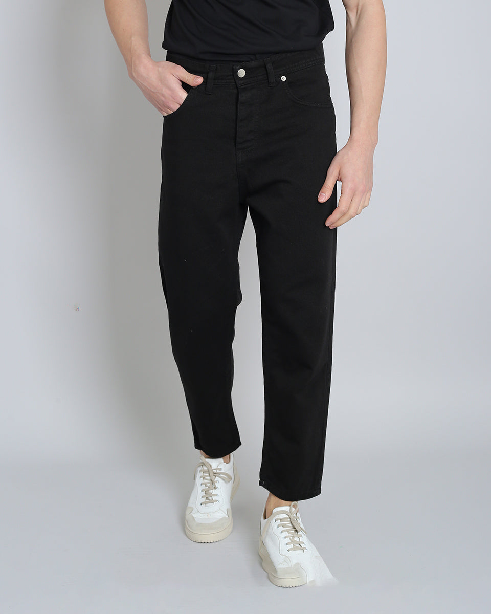 Denim Cropped Nero