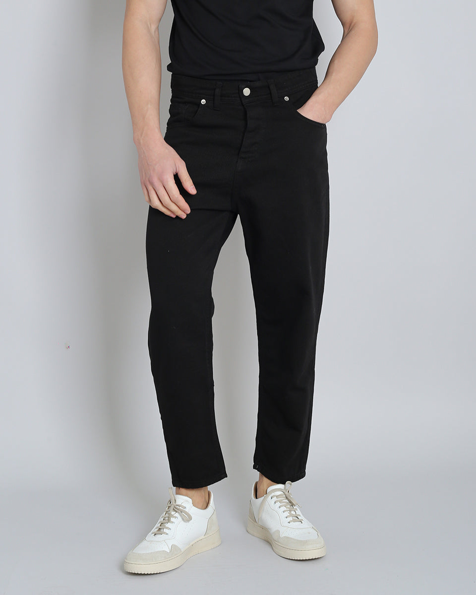 Msm Studio Cropped Denim Black 