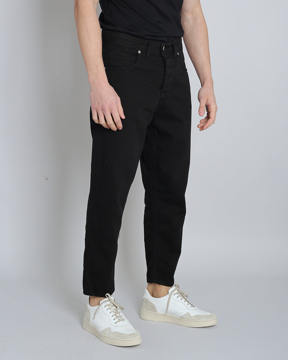 Msm Studio Cropped Denim Black 