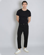 Msm Studio Cropped Denim Black 