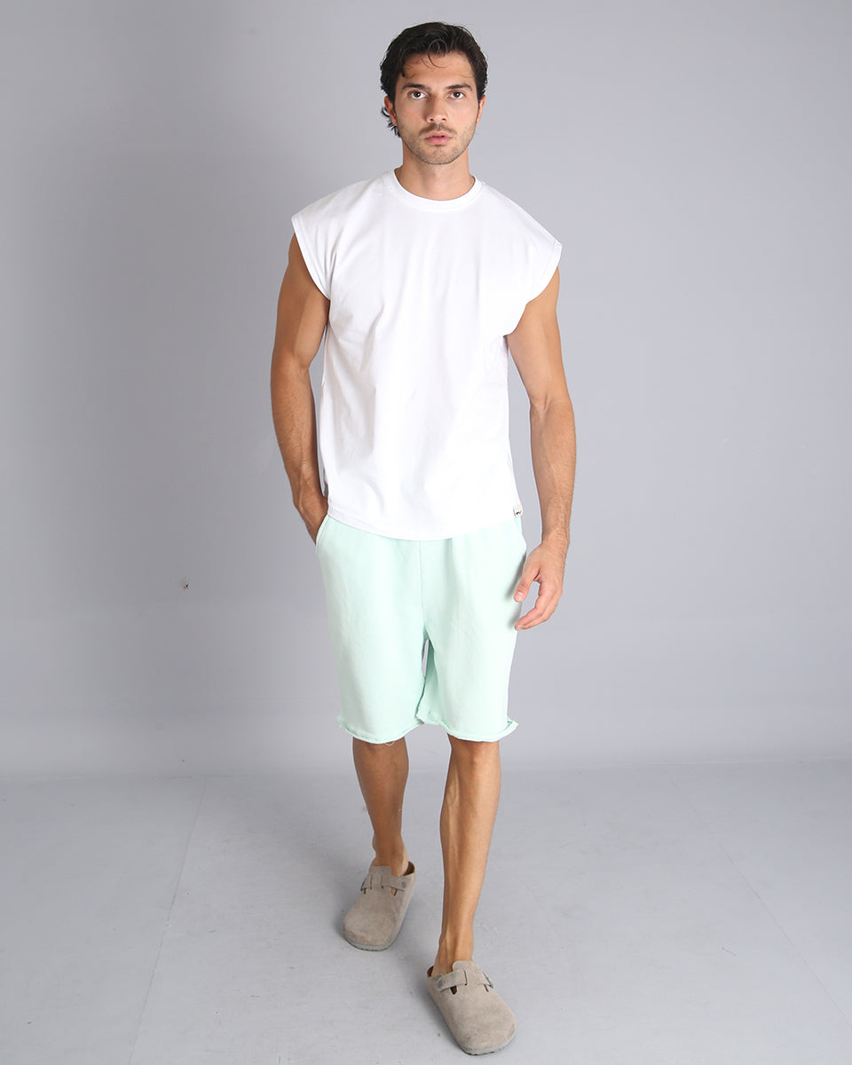 Msm Studio Bermuda Jogger taglio vivo