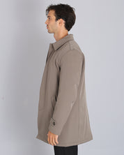 Padded trench coat 