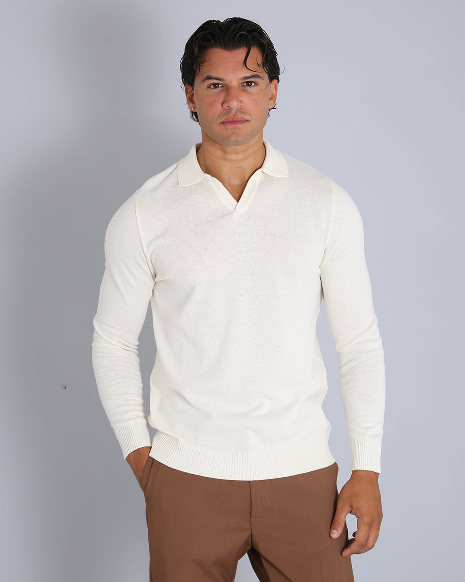 Msm Studio Polo with Thread Collar