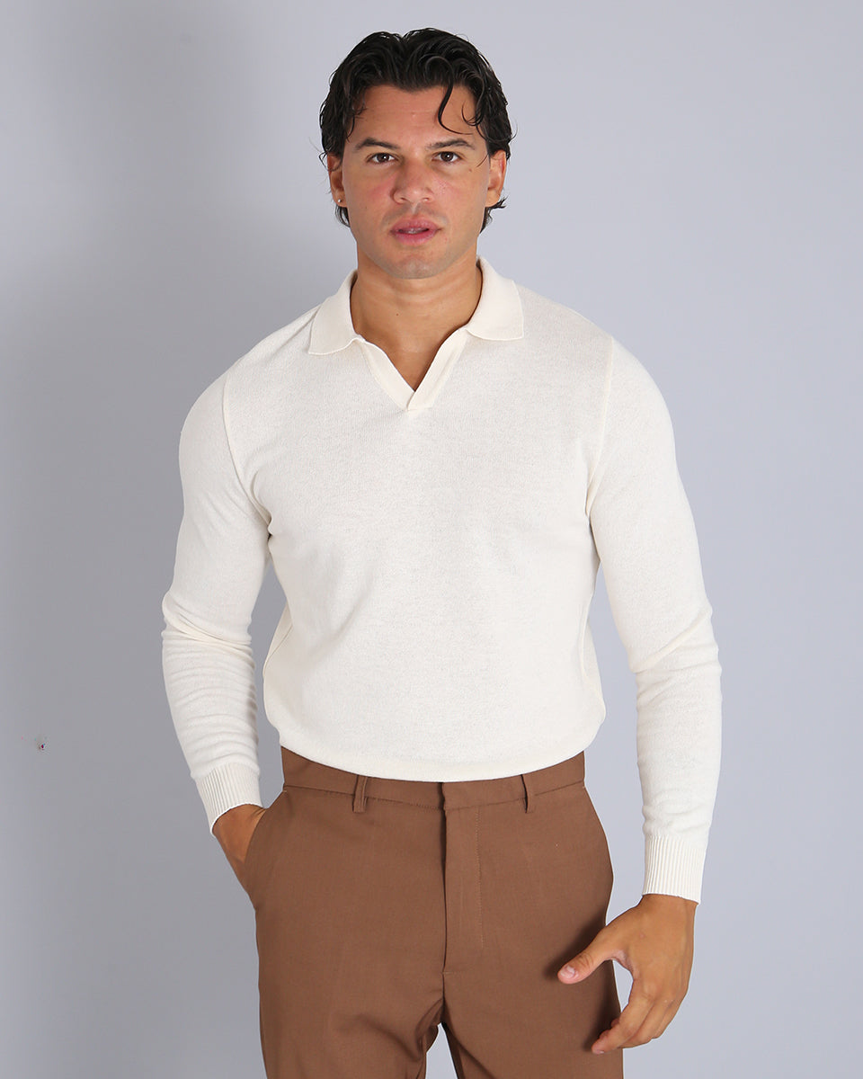 Msm Studio Polo with Thread Collar