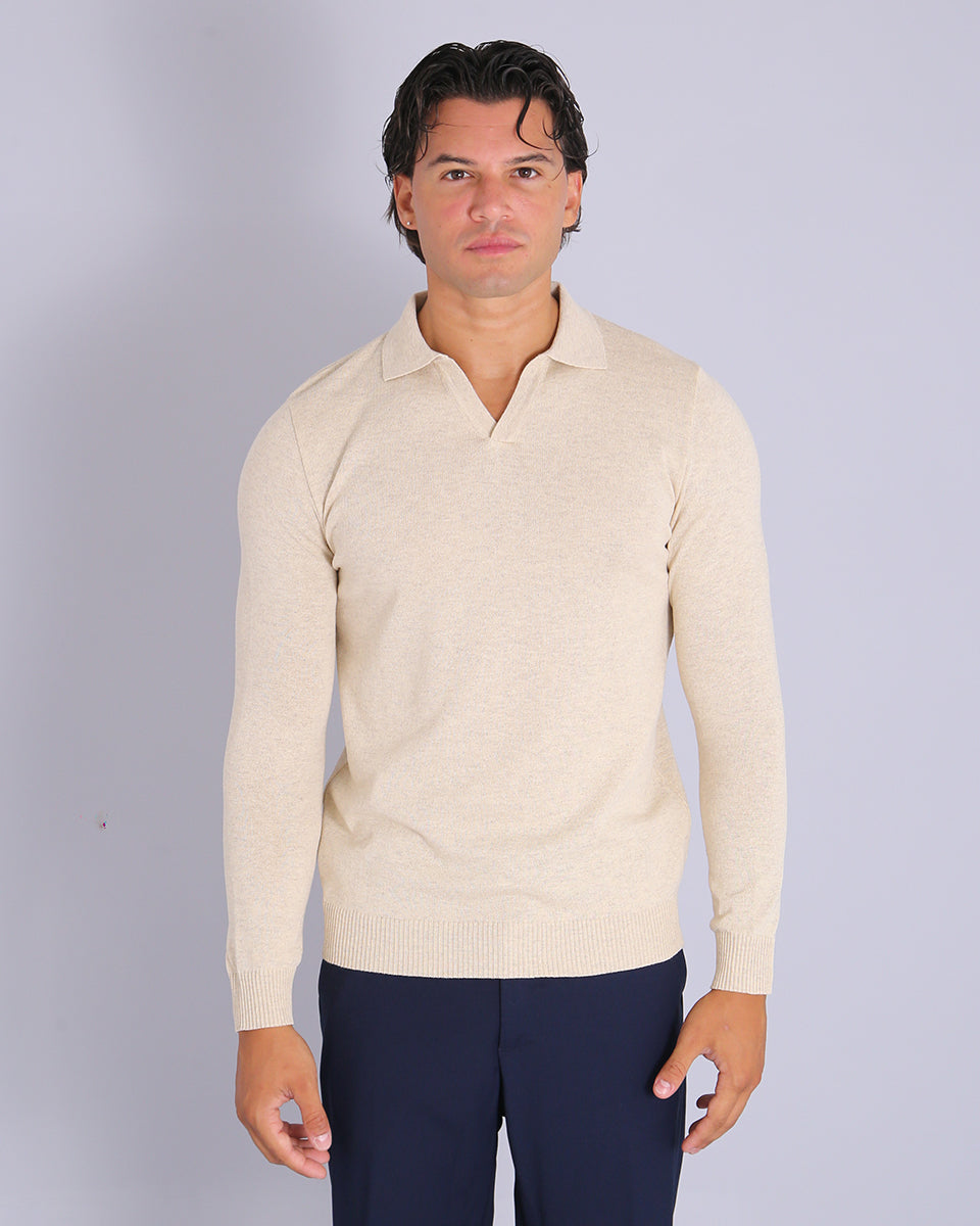 Msm Studio Polo with Thread Collar