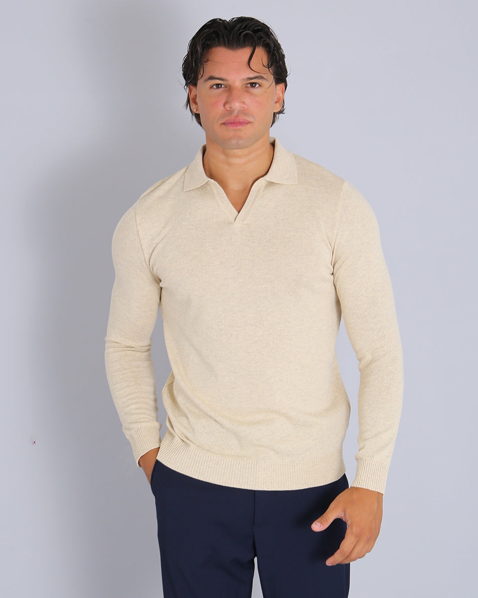 Msm Studio Polo with Thread Collar