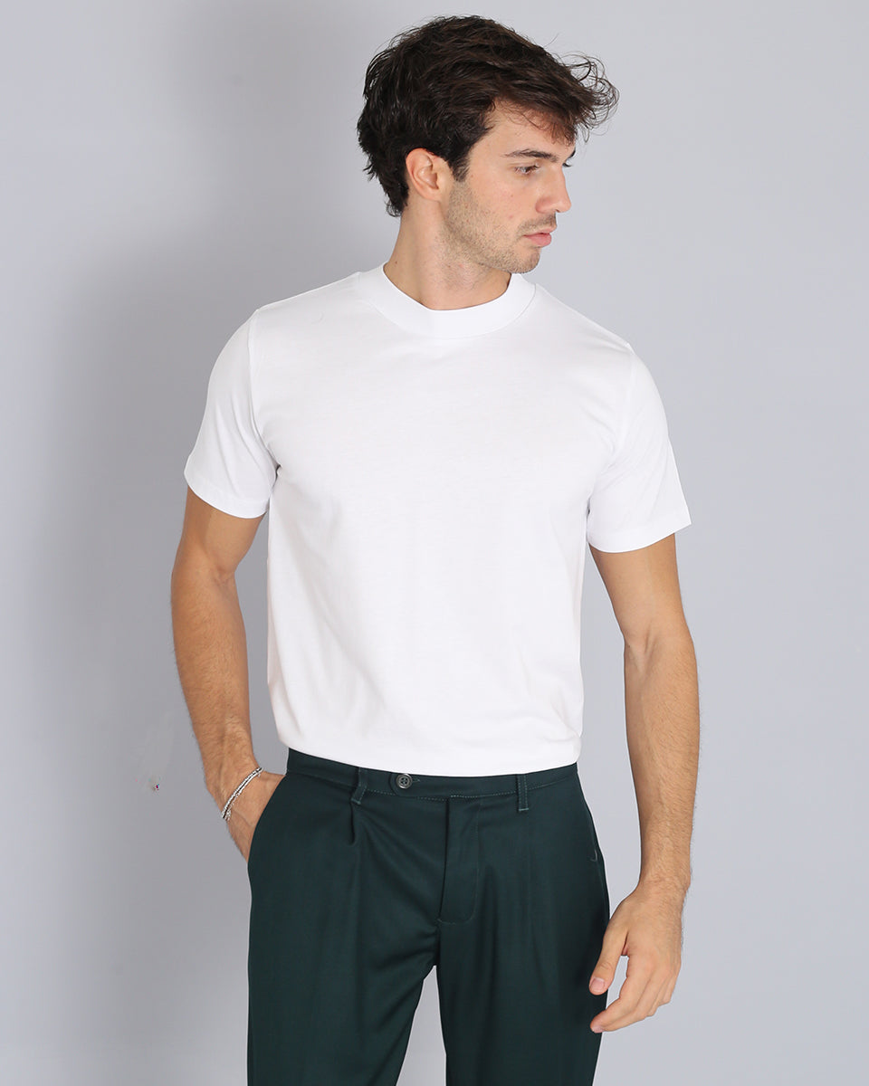 T-shirt Basic mezzocollo